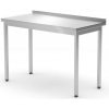 Hendi Nástenný stôl - skrutkovaný, hĺbka 600 mm, HENDI, Kitchen Line, 1200x600x (H) 850mm