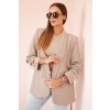 Fashionweek sako bez zapínania Premium K9709B latte