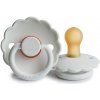 CUMLÍK FRIGG DAISY BRIGHT WHITE, 0-6M, KAUČUK