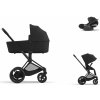 Cybex Platinum CYBEX e-Priam Travel Set + Cloud T Plus i-Size sepia black 2024 matt black