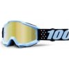 100% detské okuliare Accuri MX MTB Taichi zlaté zrkadlové sklá 100% 50310-281-02