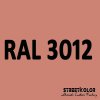 RAL 3012 akrylová auto farba lesklá alebo matná 1 liter + tužidlo + riedidlo (RAL3012 BEIGE RED originálny odtieň akrylovej farby s lakom ( ČSN8030 ))