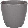 Plastkon Ella Mat kvetináč sivá 25 cm