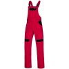 ARDON®COOL TREND Pracovní kalhoty s laclem červené prodloužené 2XL H8117/2XL