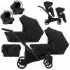 Kočík pre dvojičky Kunert Ivento DUO 2025 Deep Black