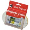 Den Braven Samolepiace tesnenie P-profil z EPDM gumy, biela, 9 x 5,5 mm, 6 m