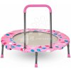 Trampolína Activity Center 3-in-1 Pink smarTrike skladacia okrúhla s obvodom 92 cm s rúčkou bazénom a 100 ks loptičiek od 10 mes