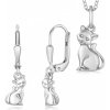 SOFIA strieborný set náušnice a prívesok SJ233136.200+SJ233135.200