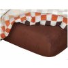Dadka Froté prestieradlo tmavo hnedé 60x120x10