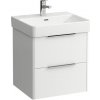 Laufen Spodná skrinka pod umývadlo 52 cm, 2 zásuvky, biela matná H4021721102601