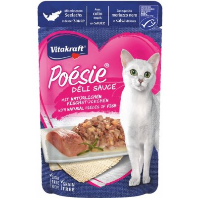 VITAKRAFT Poésie DéliSauce treska tmavá v omáčke 85 G