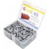 Q-Bricks unicolor - bledo sivé kocky 300 ks