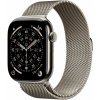 Apple Watch Series 11 Cellular 46 mm Prírodný titán s prírodným milánskym ťahom – S/M MFCY4WF/A