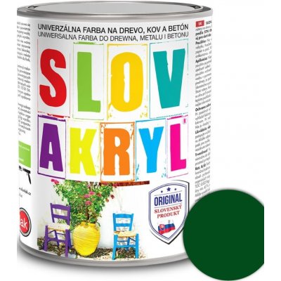 Slovakryl 0530 0,75kg - zelený