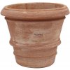 Talianska terakota Terakotový kvetináč Vaso Imprunetino Liscio Galestro 21x18 cm 47169