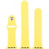 VSETKONAMOBIL 24923 RUBBER Remienok Apple Watch Ultra 1 / 2 / 3 (49mm) / 9 / 8 / 7 (45mm) / 6 / SE / 5 / 4 (44mm) / 3 / 2 / 1 (42mm) žltý