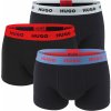 Hugo Boss cotton stretch black with modern multicolor logo waist