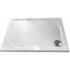 Aquatek BENT Obdĺžniková sprchová vanička liaty mr.100x80cm, nízka samonosn+sifón a krytka AQ BENT100X80