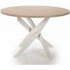 Okrúhly jedálenský stôl s doskou v dubovom dekore ø 120 cm Ther – Marckeric