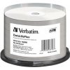 VERBATIM CD-R(50-pack) spindl, AZO 52X,700MB,WHITE WIDE THERMAL PRINTABLE SURFACE NON-ID