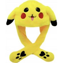 Detská čiapka s pohyblivými ušami Pikachu