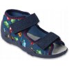 Befado detské papuče na suchý zips, viacfarebné, veľkosť 26