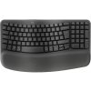 Logitech WAVE KEYS Ergonomická klávesnica bezdrôtová US, čierna 920-012304