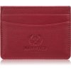 Paolo Peruzzi Kožené praktické puzdro na karty a vizitky červená T-151-RD