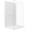 CERANO Sprchová zástena Walk-in Onyx Duo Ľ/P guľatá biela matná, transparent sklo 60x200