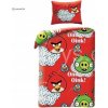 Posteľná bielizeň 160x200 Angry Birds červená Oink