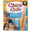 Churu Dog Rolls Chicken with Cheese wraps 8x12g