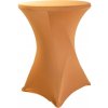 TENTino Elastický obrus na koktejlový bistro stôl 80 cm VIAC FARIEB Farba obrusu: ZLATÁ / GOLD
