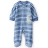 CARTER'S Overal na zips fleece Sleep & Play blue Dino chlapec