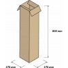 NAKUPIM.SK Kartónový tubus 3VVL 170 x 170 x 800 mm