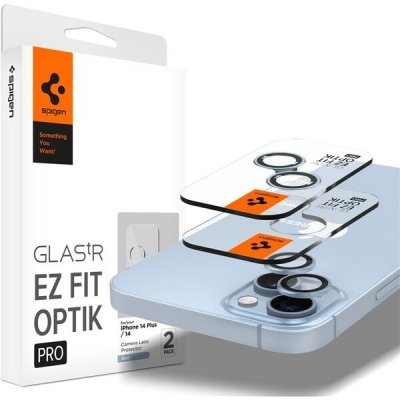 Spigen Glass TR EZ Fit Optik ~ 000000 ~ 2 Pack, blue - iPhone 15/15 Plus/14/14 Plus