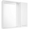 AQUALINE - ZOJA/KERAMIA FRESH STRIP galérka s LED osvetlením, 60x60x14cm, pravá, biela 45022S