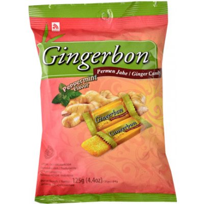 Gingerbon Zázvorové bonbony mátové 125 g