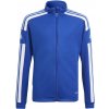 Chlapčenská futbalová mikina adidas, SQ21 TR JKT Y Modrá,Biela 128