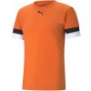 Chlapčenské futbalové tričko Puma, teamRISE oranžová,biela,čierna L