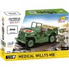 COBI 2295 World War II Americký terénny automobil Medical Willys MB 1:35