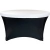 TENTino Elastická čiapka na okrúhly stôl 152 cm Farba obrusu: BIELA / WHITE
