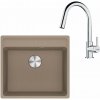 Franke Sety Kuchynský set G254KA, fragranitový drez MRG 610-52 RTL a batéria FS 3229.031, kašmír/chróm 114.0700.701
