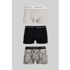 SPODNÁ BIELIZEŇ GANT PAISLEY PRINT TRUNK 3-PACK BLACK