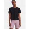 Under Armour Dámske tričko Live Pocket Mesh Graphic SS Čierna SM