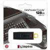 Kingston USB flash disk, USB 3.0, 128GB, DataTraveler Exodia, čierny, DTX/128GB, USB A, s krytkou