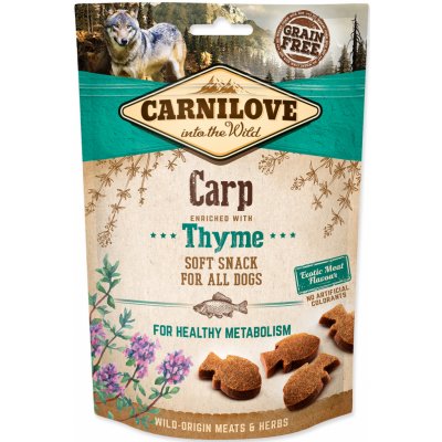 CARNILOVE Dog Semi Moist Snack Carp Enriched with Thyme 200g