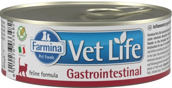 Vet Life Natural Feline Gastrointestinal 85 g