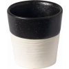 Hrnček bez ucha Costa Nova Notos 80 ml, pieskový/čierny (6 ks)