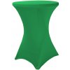 TENTino Elastický obrus na koktejlový bistro stôl 80 cm VIAC FARIEB Farba obrusu: ZELENÁ / GREEN