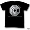 tričko filmové AMERICAN CLASSICS RoboCop Omnicorp Logo Čierna
